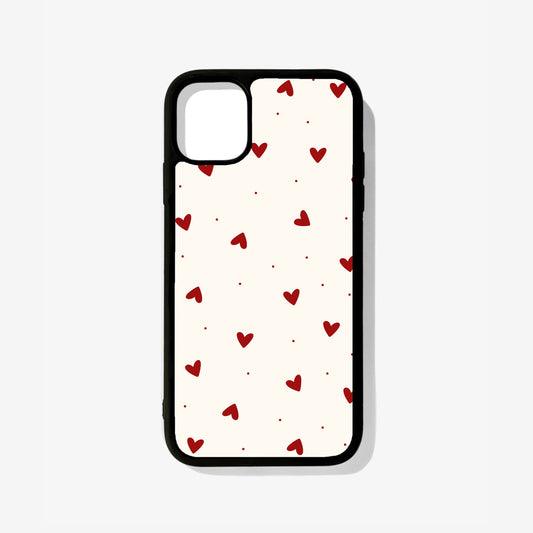 All Models Red Hearts Glossy Case - Case On