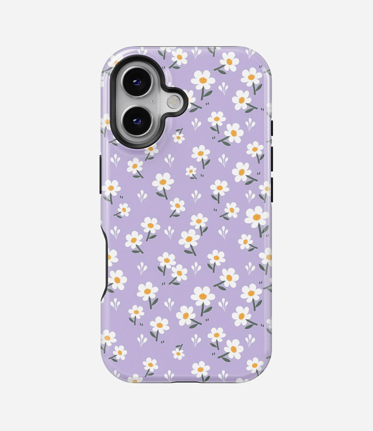 Lavender Daisy Bloom Premium Tough Shining Phone Case (Double Layer) Available For All iPhone Models