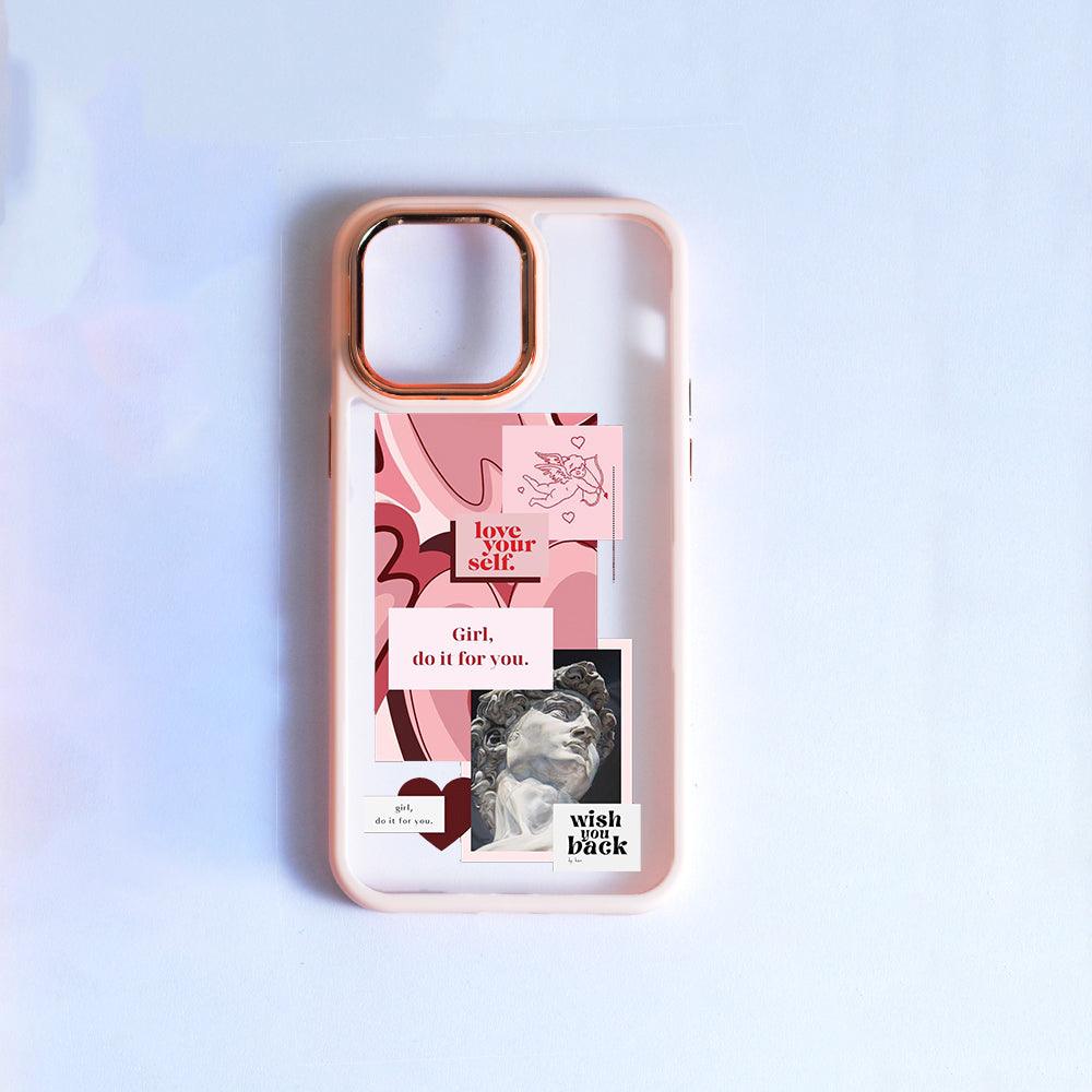Love Yourself Pink Border Case - Case On