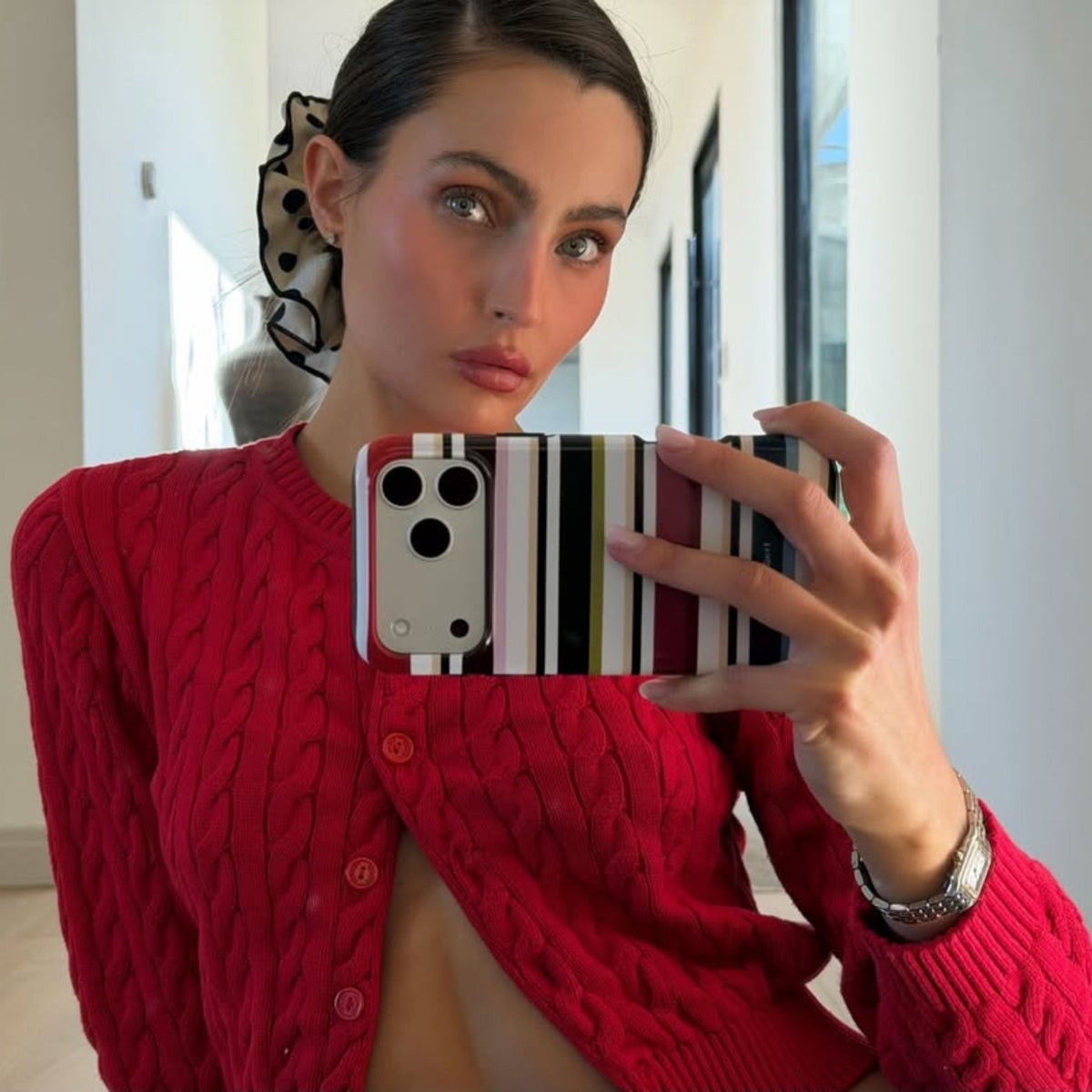Olivia Premium Tough Shining Phone Case (Double Layer) Available For All iPhone Models