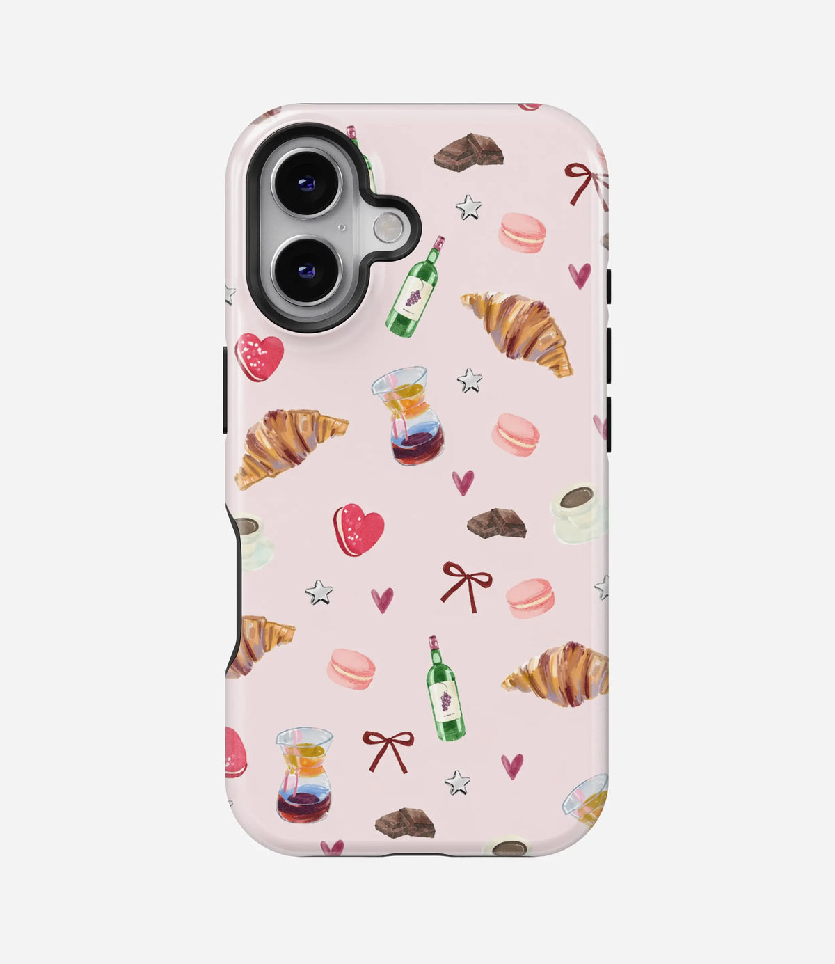 Cafe Amour Premium Tough Shining Phone Case (Double Layer) Available For All iPhone Models