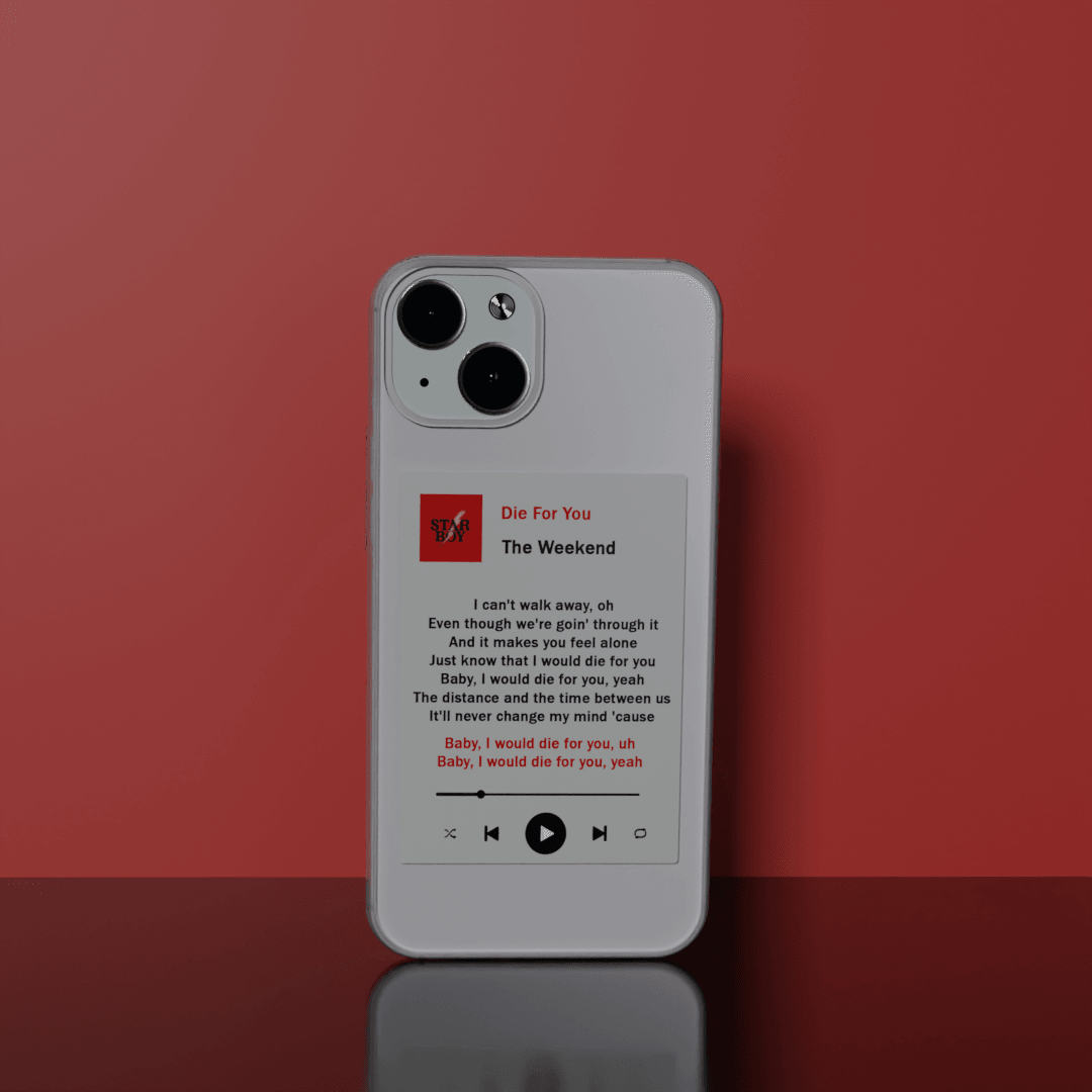 Die For You - Soft Transparent Silicon Case Acrylic (Anti Yellow)