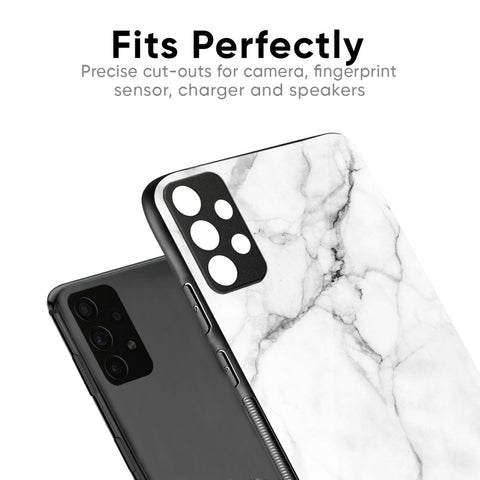 Modern White Marble Glossy Case for Vivo Y73