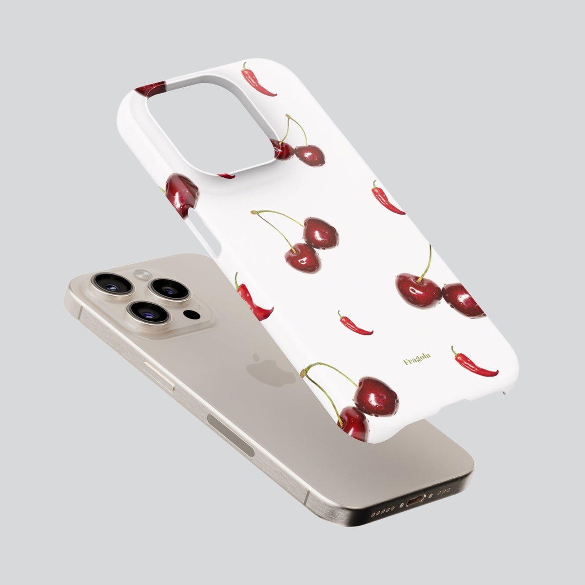 Cherry Spice Premium Tough Shining Phone Case (Double Layer) Available For All iPhone Models