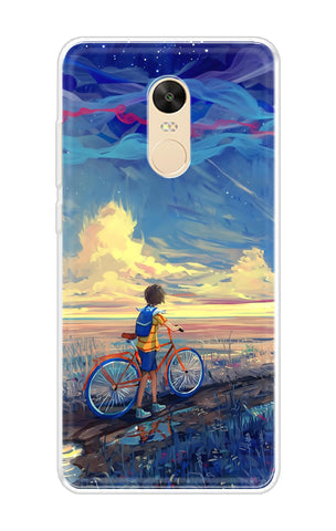 Riding Bicycle to Dreamland Soft Cover for Xiaomi Redmi 5 Plus