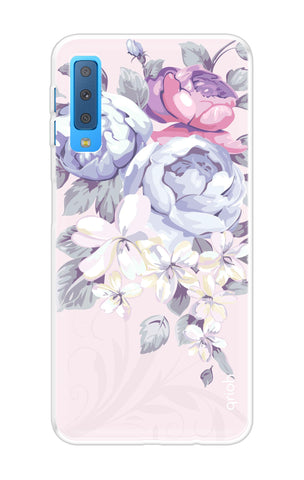 Floral Bunch Soft Cover for Samsung A7 2018