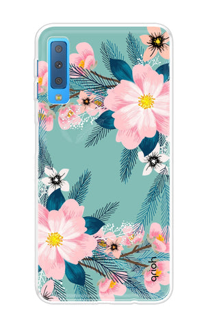 Wild flower Soft Cover for Samsung A7 2018