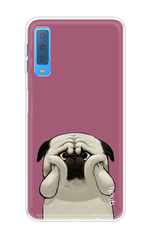 Chubby Dog Soft Cover for Samsung A7 2018