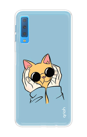 Attitude Cat Soft Cover for Samsung A7 2018