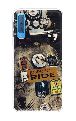 Ride Mode On Soft Cover for Samsung A7 2018