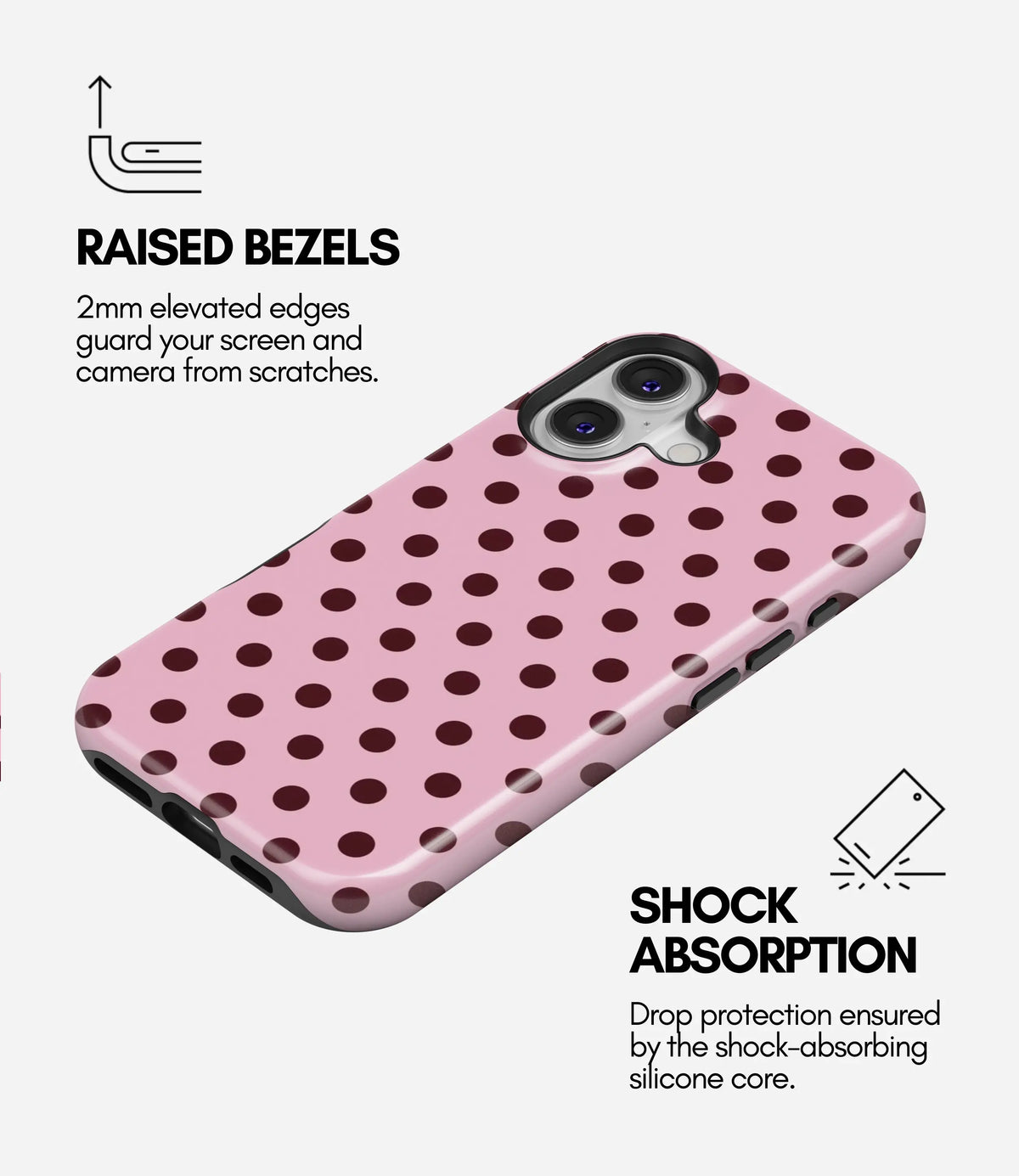 Berry Brunch Plaid Premium Tough Shining Phone Case (Double Layer) Available For All iPhone Models