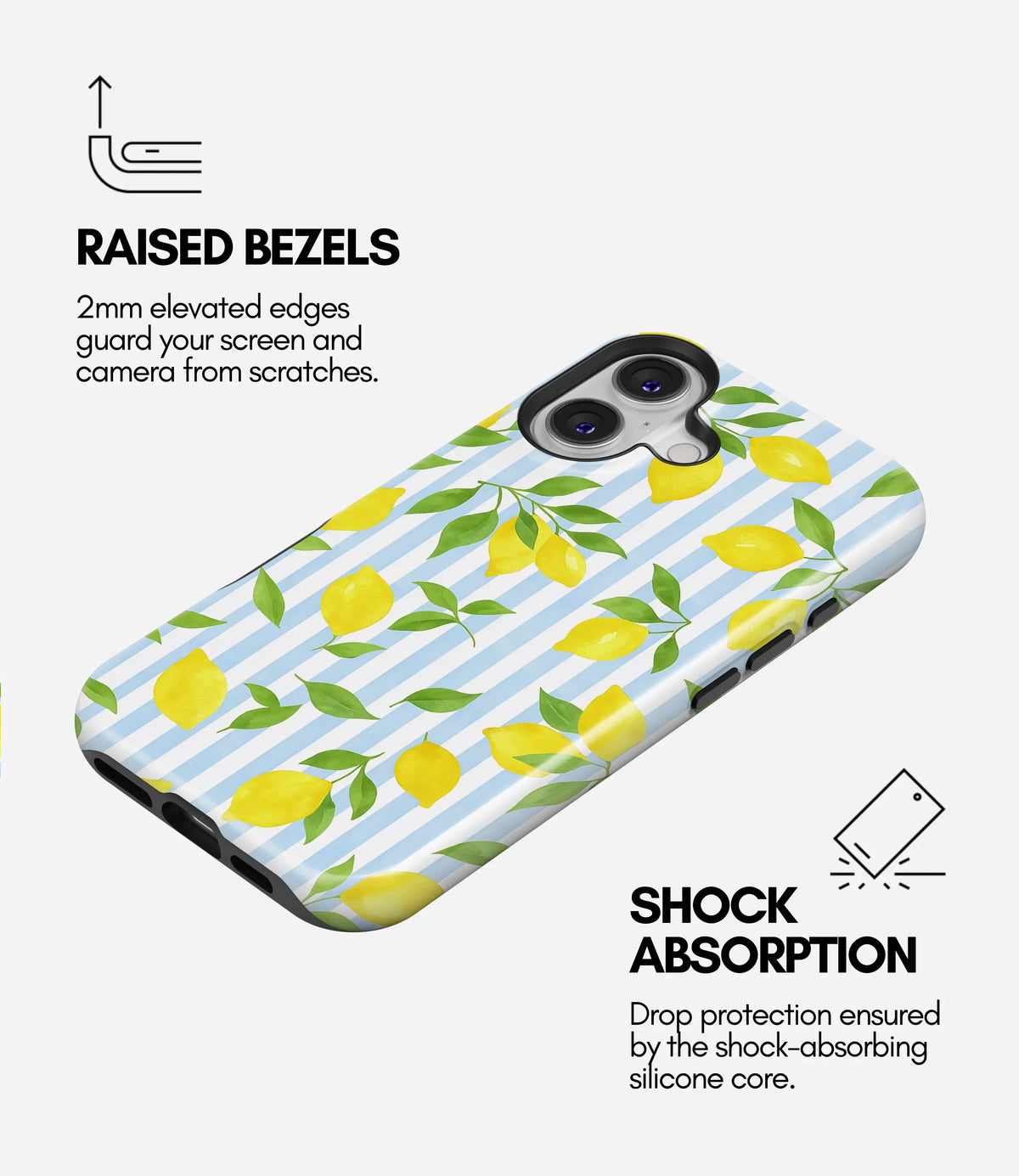 Lemonade Dreams Premium Tough Shining Phone Case (Double Layer) Available For All iPhone Models