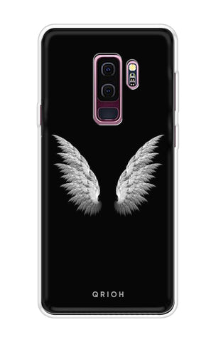 White Angel Wings Soft Cover for Samsung S9 Plus