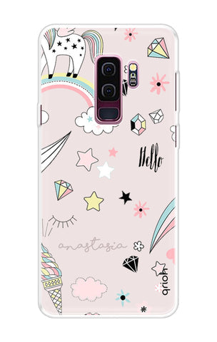 Unicorn Doodle Soft Cover For Samsung S9 Plus