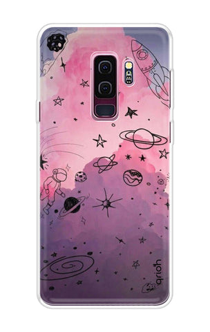 Space Doodles Art Soft Cover For Samsung S9 Plus