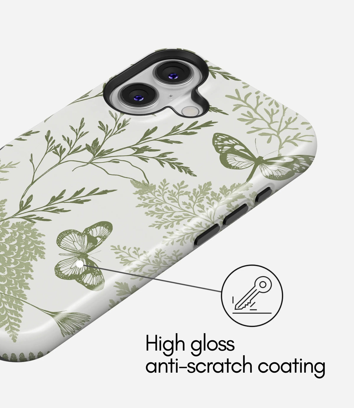 Botanic Breeze Premium Tough Shining Phone Case (Double Layer) Available For All iPhone Models