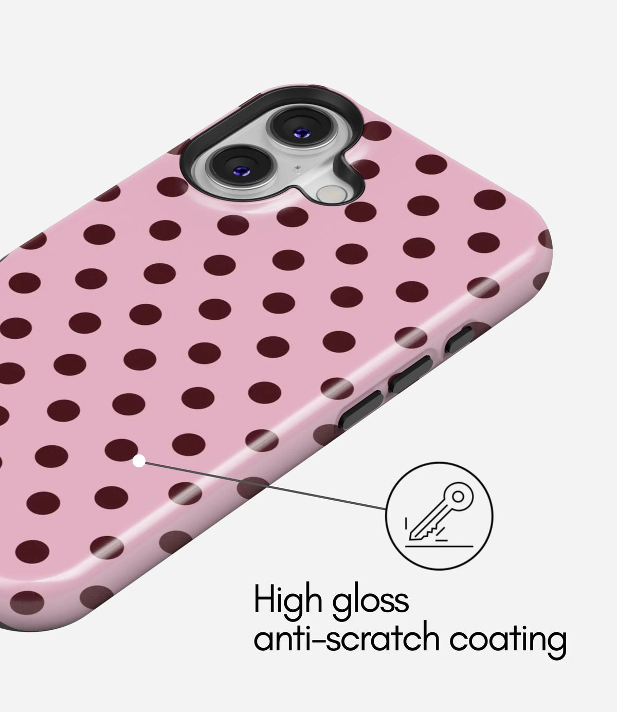 Berry Brunch Plaid Premium Tough Shining Phone Case (Double Layer) Available For All iPhone Models