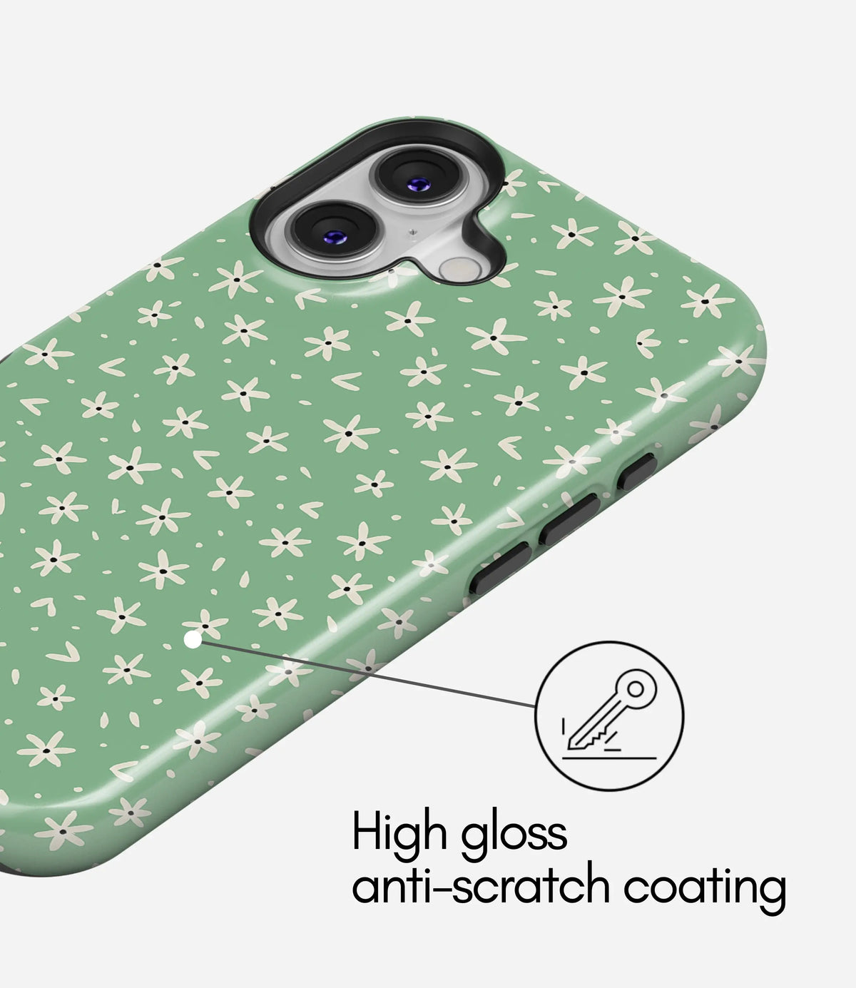 Mint Meadow Premium Tough Shining Phone Case (Double Layer) Available For All iPhone Models