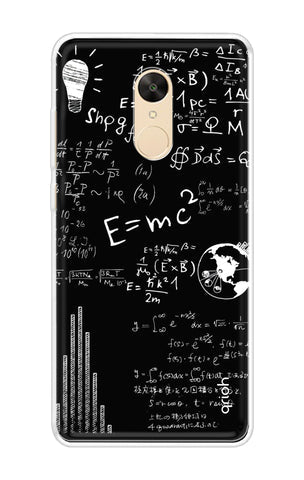 Equation Doodle Soft Cover for Redmi Note 5