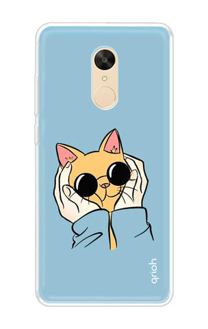 Attitude Cat Soft Cover for Redmi Note 5