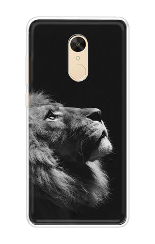 Lion Looking to Sky Soft Cover for Redmi Note 5