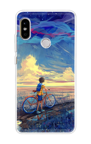 Riding Bicycle to Dreamland Soft Cover for Redmi Note 5 Pro