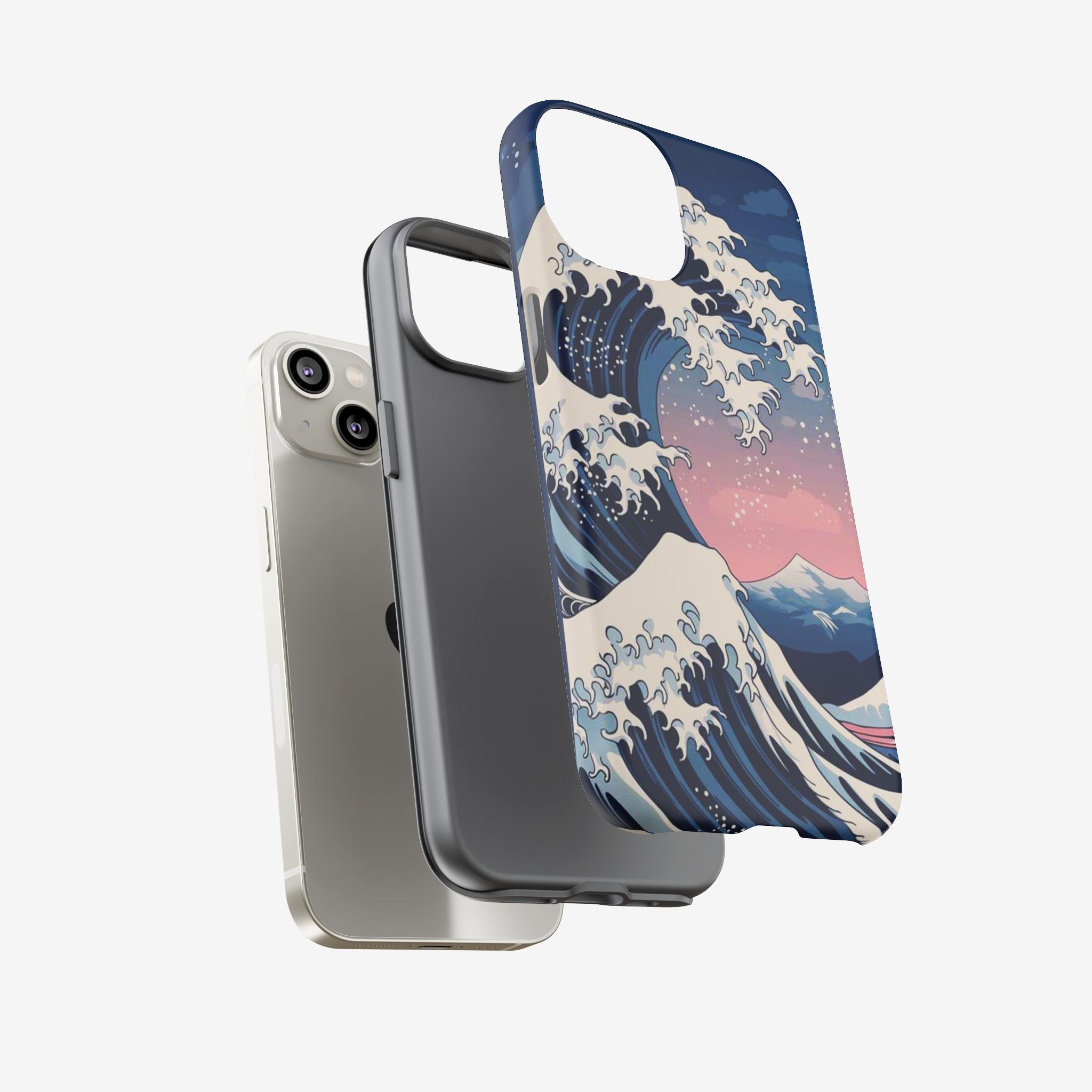 Ocean Crest Premium Tough Shining Phone Case (Double Layer) Available For All iPhone Models