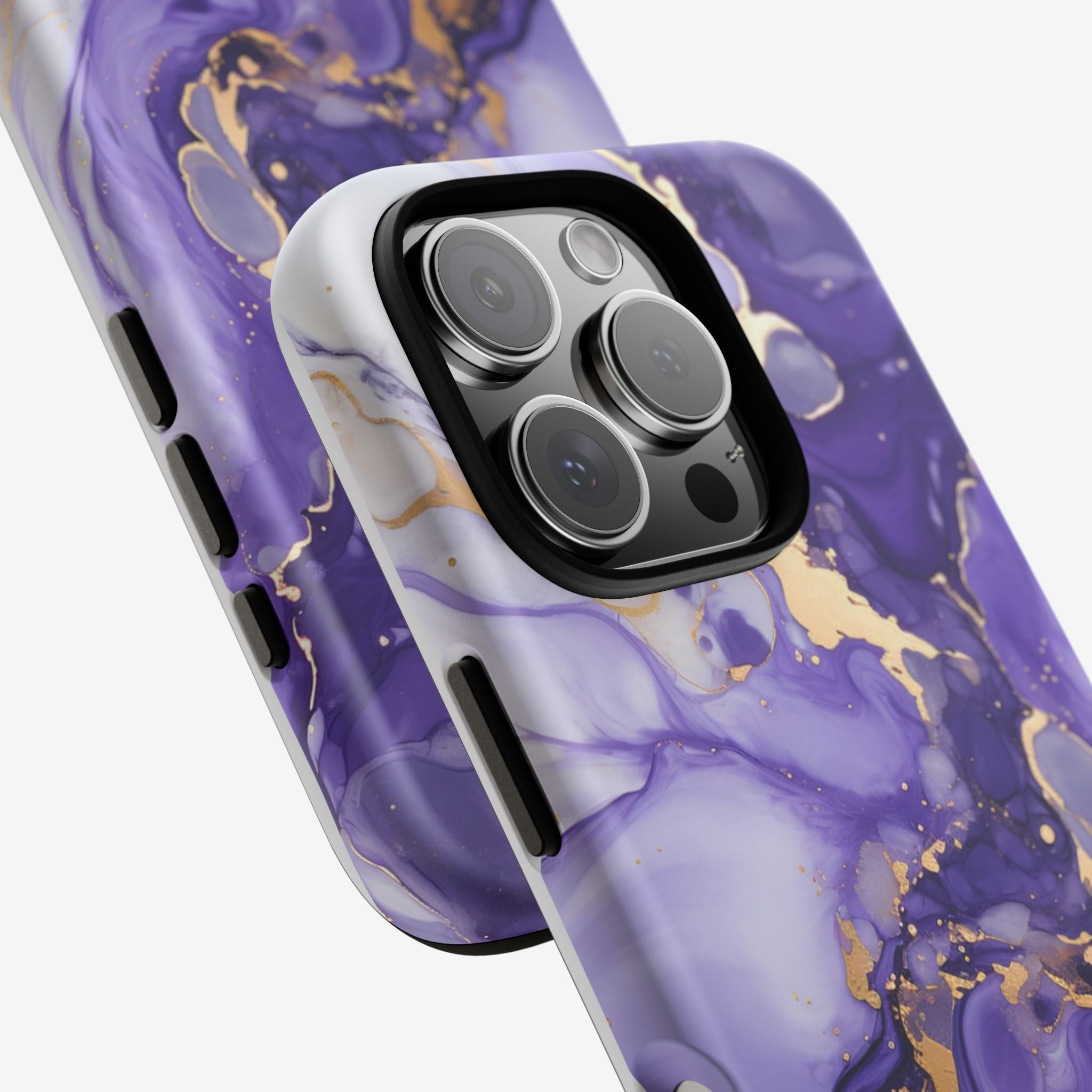 Violet Flow Premium Tough Shining Phone Case (Double Layer) Available For All iPhone Models