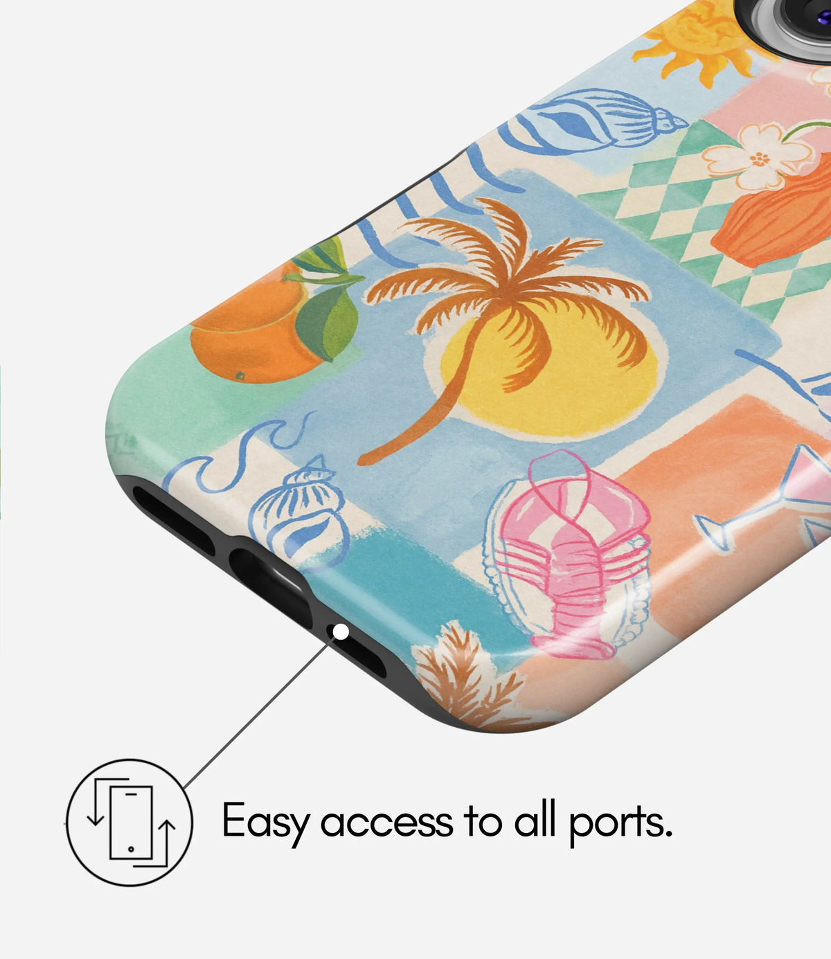 Coastal Dreamscape Premium Tough Shining Phone Case (Double Layer) Available For All iPhone Models