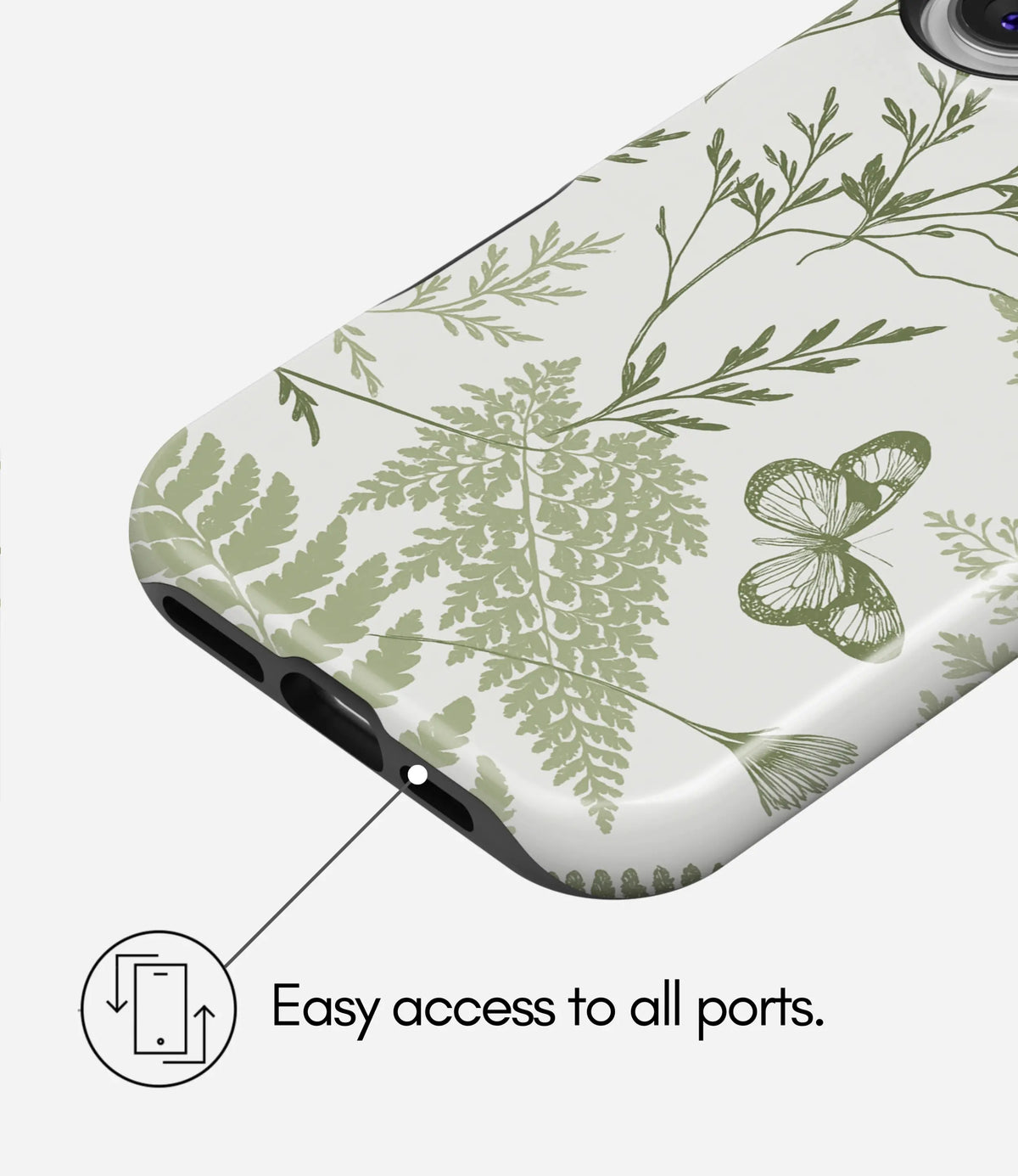 Botanic Breeze Premium Tough Shining Phone Case (Double Layer) Available For All iPhone Models