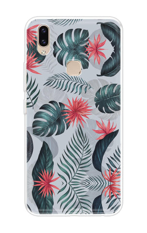 Retro Floral Leaf Soft Cover for Vivo V9