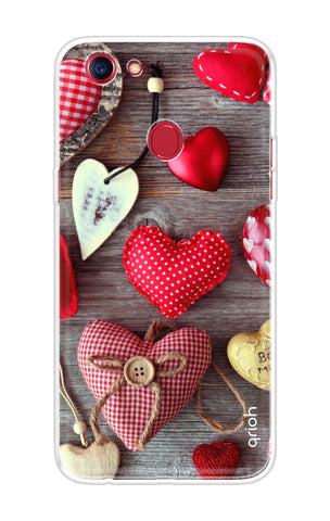 Valentine Hearts Soft Cover for Oppo F7