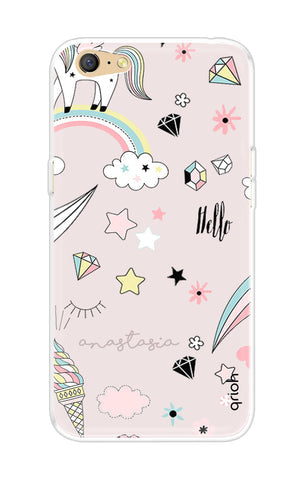 Unicorn Doodle Soft Cover For Vivo Y71