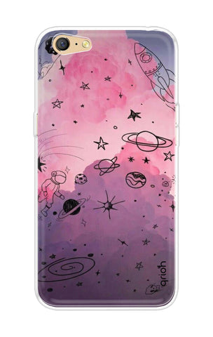 Space Doodles Art Soft Cover For Vivo Y71