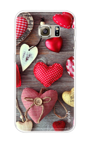 Valentine Hearts Soft Cover for Samsung S6 Edge