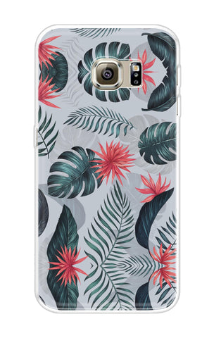Retro Floral Leaf Soft Cover for Samsung S6 Edge