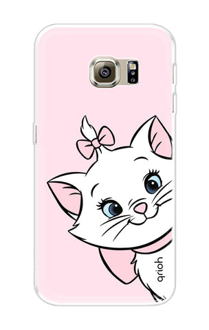 Cute Kitty Soft Cover For Samsung S6 Edge