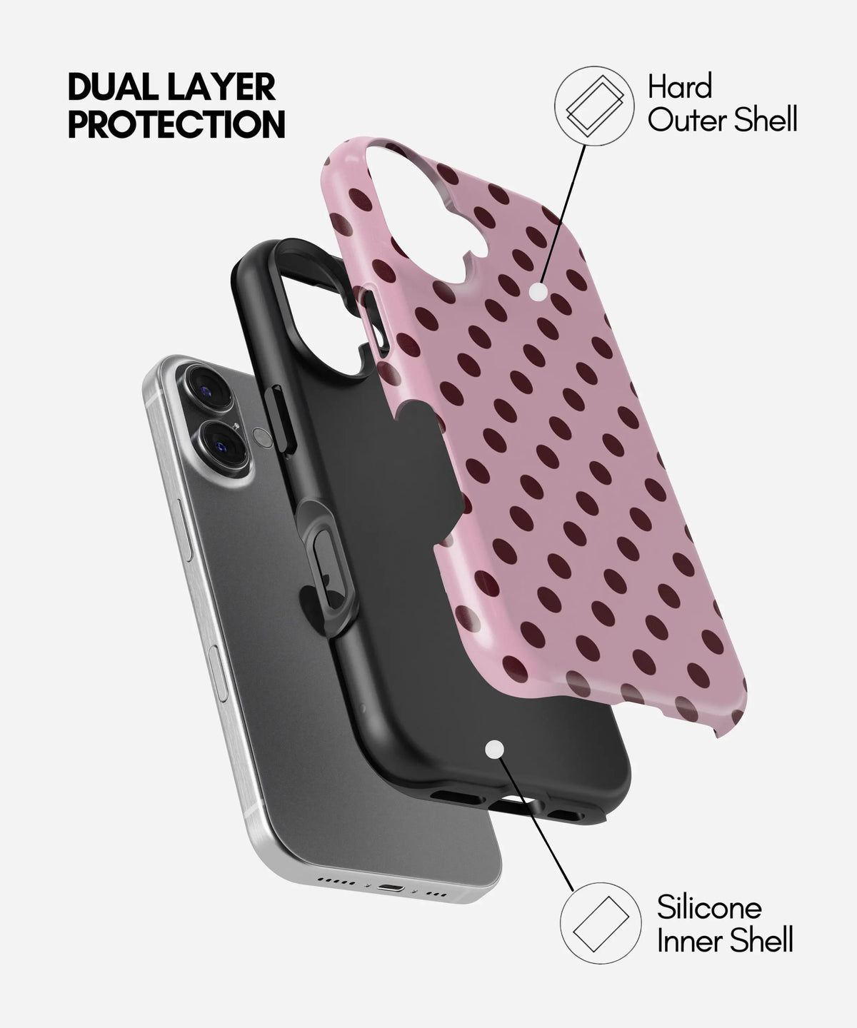 Berry Brunch Plaid Premium Tough Shining Phone Case (Double Layer) Available For All iPhone Models