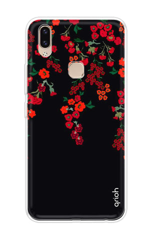 Floral Deco Soft Cover For Vivo V9 Youth