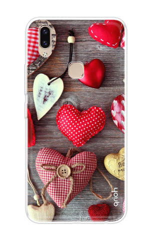 Valentine Hearts Soft Cover for Vivo V9 Youth