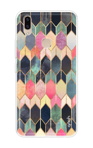 Shimmery Pattern Soft Cover for Vivo V9 Youth