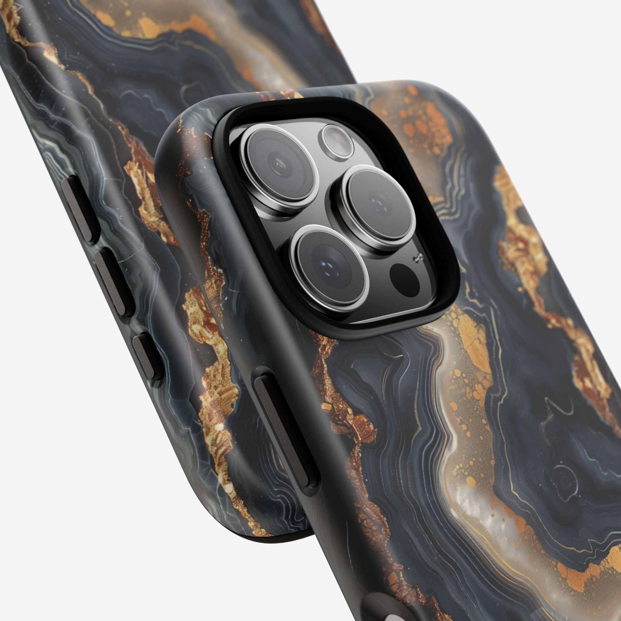 Midnight Agate Premium Tough Shining Phone Case (Double Layer) Available For All iPhone Models