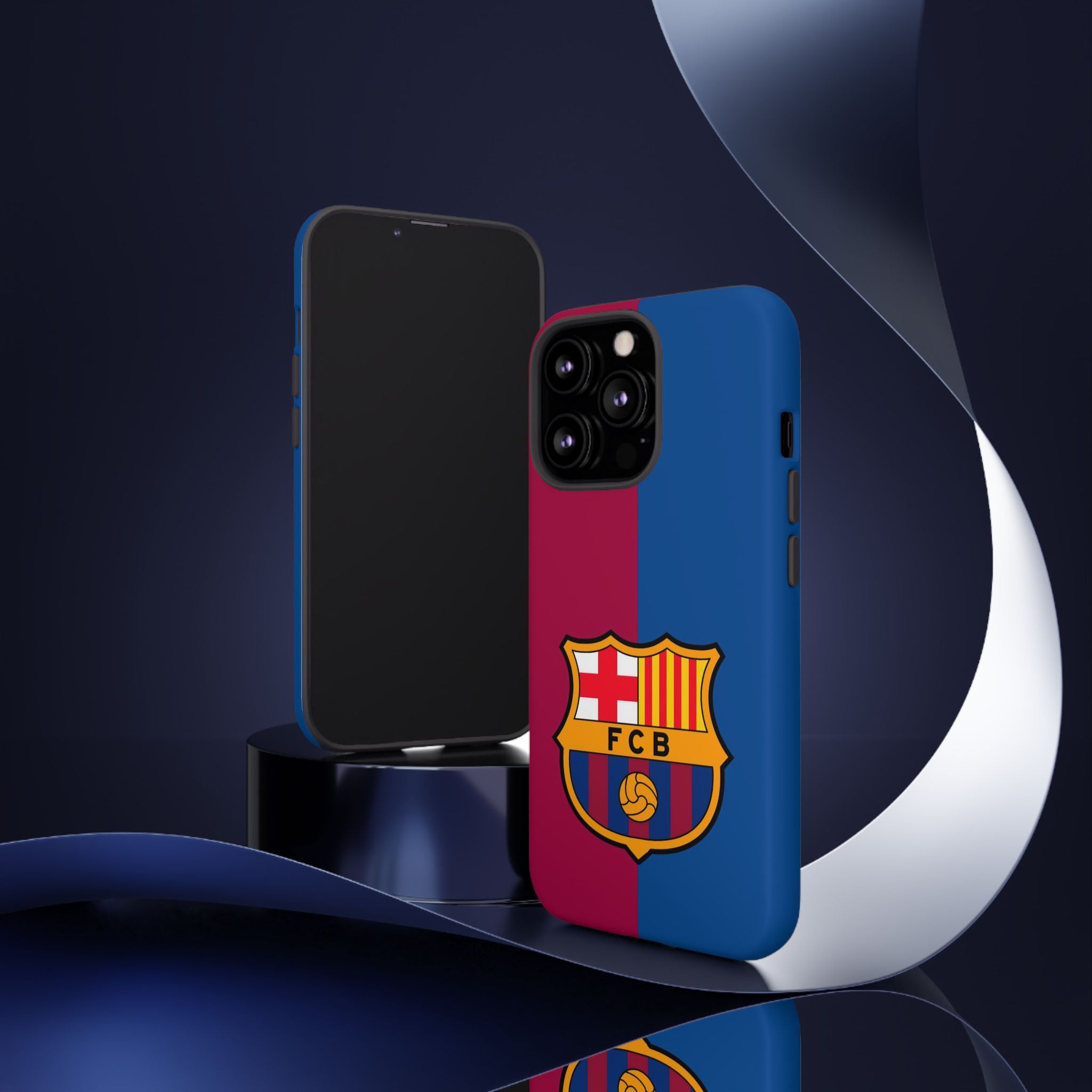 Dual Tone Crest Premium Tough Shining Phone Case (Double Layer) Available For All iPhone Models