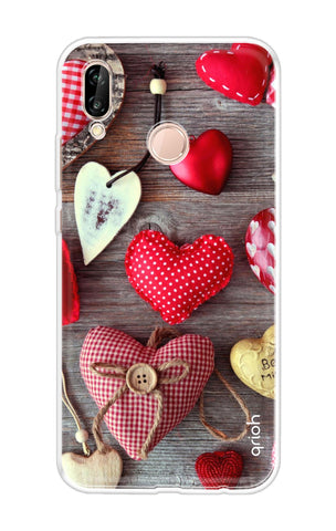 Valentine Hearts Soft Cover for Huawei P20 Lite