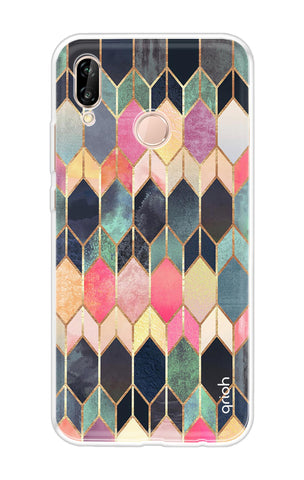 Shimmery Pattern Soft Cover for Huawei P20 Lite