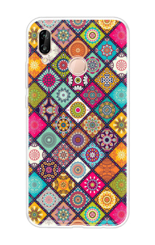 Multicolor Mandala Soft Cover for Huawei P20 Lite