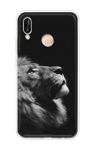 Lion Looking to Sky Soft Cover for Huawei P20 Lite