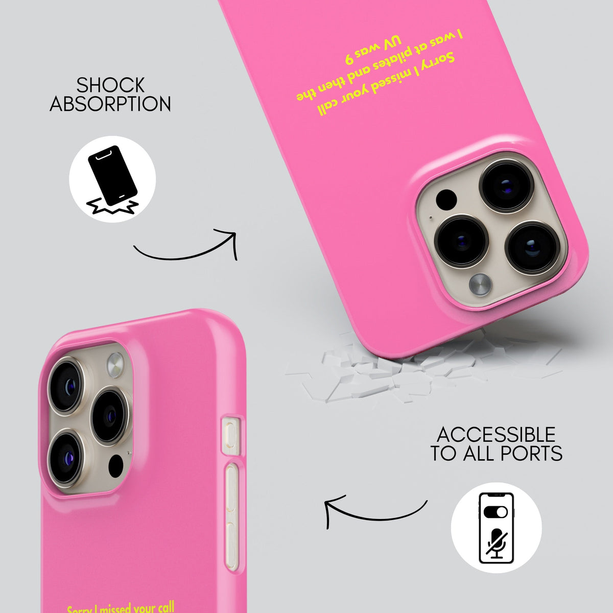 Riri Premium Tough Shining Phone Case (Double Layer) Available For All iPhone Models