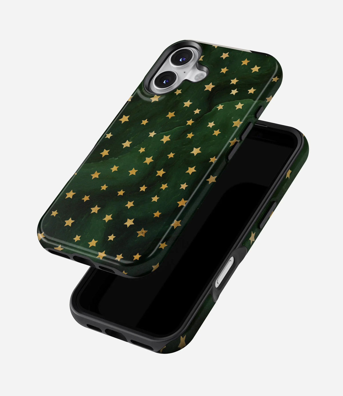 Celestial Emerald Premium Tough Shining Phone Case (Double Layer) Available For All iPhone Models
