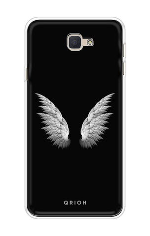 White Angel Wings Soft Cover for Samsung J7 NXT